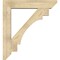 Ekena Millwork Merced Slat Rough Sawn Bracket w/ Offset Brace, Douglas Fir, 8"W x 40"D x 44"H BKT0806X40X44MRC06RDF - alternate 2